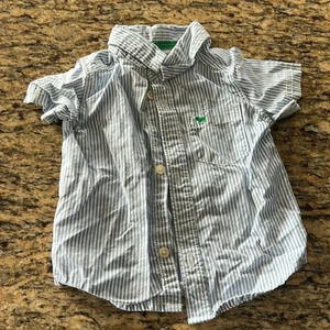Blue Striped Carters Button Up